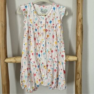 Magnetic Me Colorful Geometric Patterned  Romper